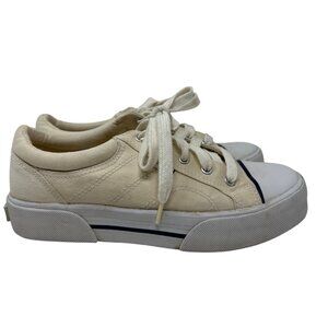 Ralph Lauren Polo Womens Canvas Lace Up Sneakers Size 7B